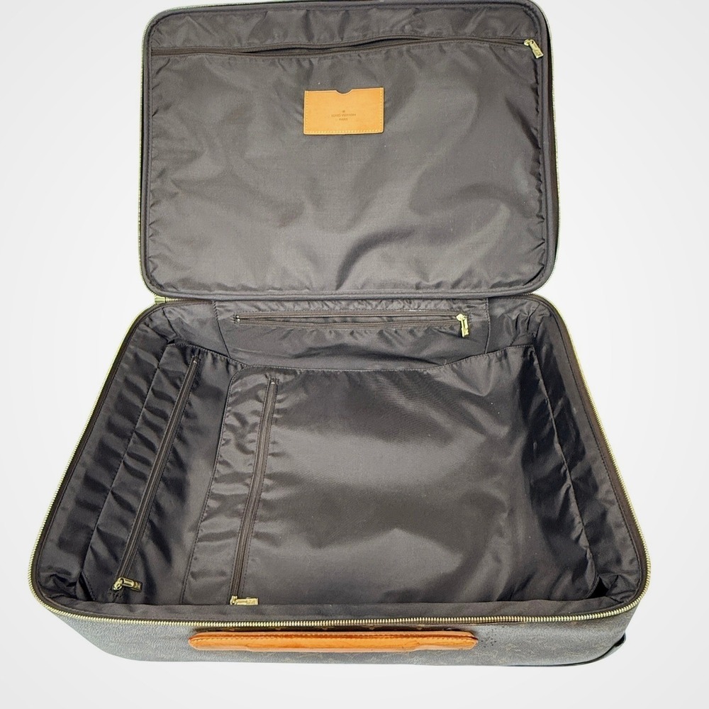 Louis Vuitton Pegase 60 Monogram Canvas Rolling Suitcase Brown Luggage M23250 - Picture 5 of 11